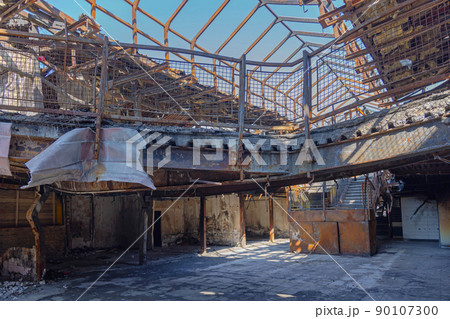 Fire Damage Shopping Mall Fire Damage Shopping Mall 90107300
