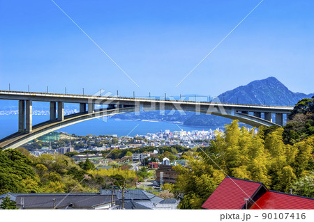 明礬温泉と東九州道 90107416