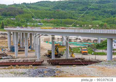 Construction Site Road Bridge 90107618