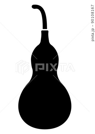 瓢箪のシルエット 瓢箪のシルエット 90108167