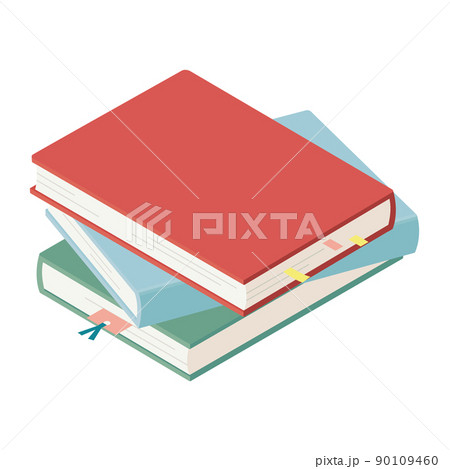 読みかけの積まれた本 90109460