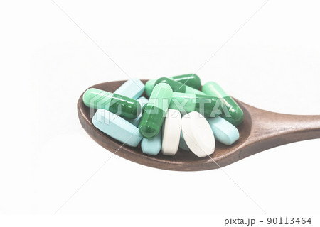 カプセル カプセル剤 木のスプーン 90113464