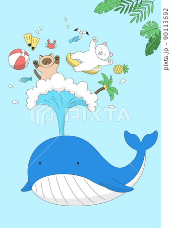動物 猫 クジラ 90113692