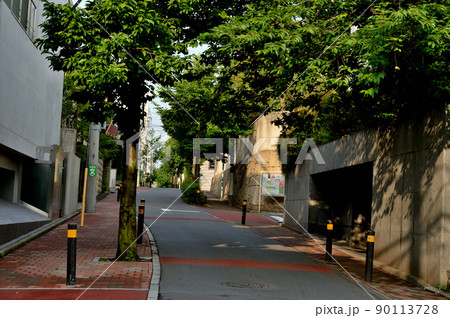 東京渋谷 松涛周辺の閑静な高級住宅街の風景 東京渋谷 松涛周辺の閑静な高級住宅街の風景 90113728