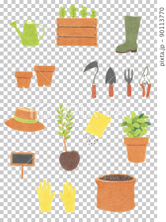 園藝彩色鉛筆劃 90113770