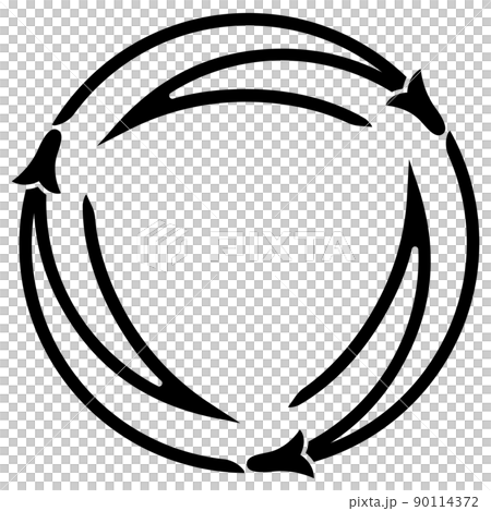 家紋です。三つ追い折れ松葉といいます。 90114372