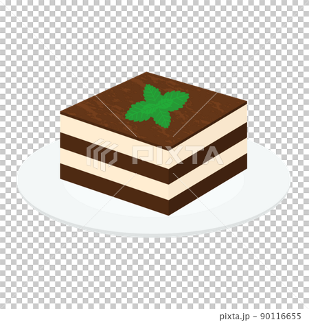 Illustration of tiramisu 90116655