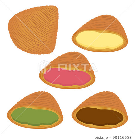 イタリアのお菓子スフォリアテッラのイラスト イタリアのお菓子スフォリアテッラのイラスト 90116658