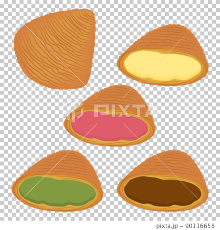 イタリアのお菓子スフォリアテッラのイラスト イタリアのお菓子スフォリアテッラのイラスト 90116658
