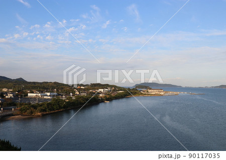 旅館から湯谷湾を望む、湯谷湾温泉、楊貴館、山口県、長門市 旅館から湯谷湾を望む、湯谷湾温泉、楊貴館、山口県、長門市 90117035