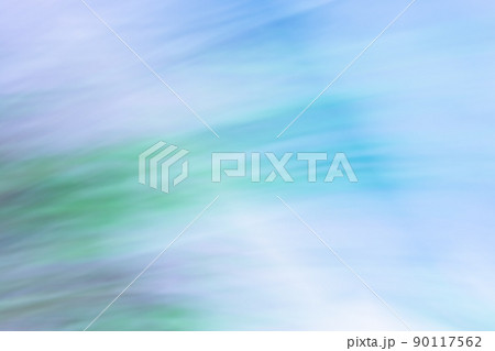 Abstraction in blue green turquoise tone. Multicolored strokes. 90117562
