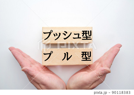 イメージ プッシュ型 プル型 イメージ プッシュ型 プル型 90118383