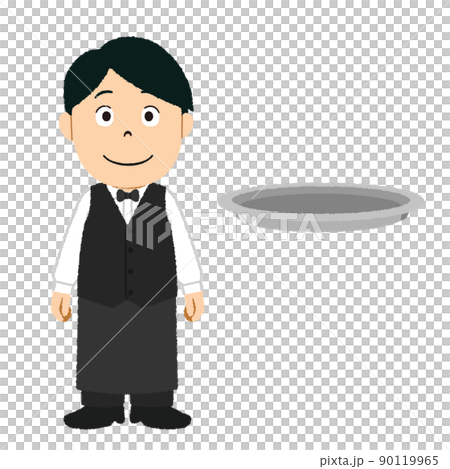 Waiter illustration Waiter illustration 90119965