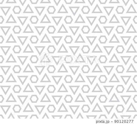 Abstract geometric pattern. A seamless vector background. White and gray ornament. Graphic modern pattern. Simple lattice graphic design 90120277