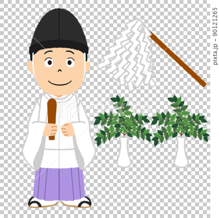 神主のイラスト 神主のイラスト 90121265
