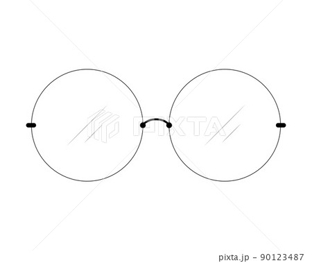 Circle white clearance glasses