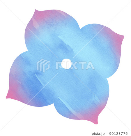 水彩素材　紫陽花 90123776