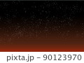 オレンジ色の星空 90123970