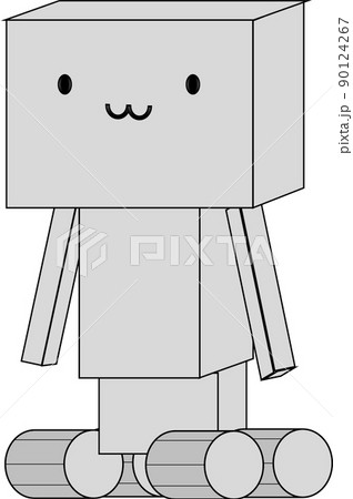 足がタンクになっているロボットのイラスト 90124267