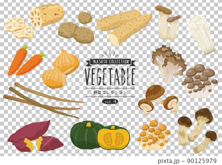 野菜 イラスト セット 食材 野菜 イラスト セット 食材 90125979