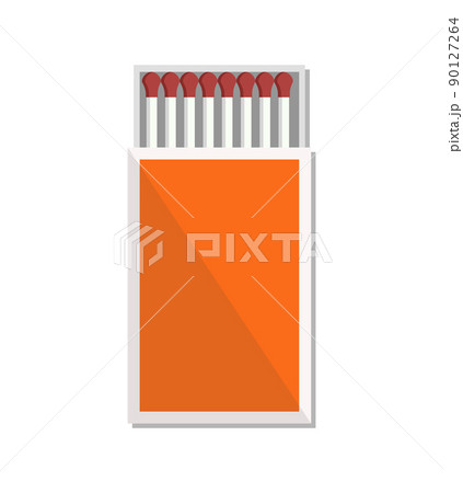Open Box Matches Icon Vector Illustration Isolated Open Box Matches Icon Vector Illustration Isolated 90127264
