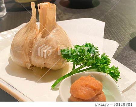 青森産 田子にんにくの丸揚げ 青森産 田子にんにくの丸揚げ 90129701