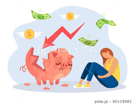 World financial crisis, finance depression and bankrupt 90129983