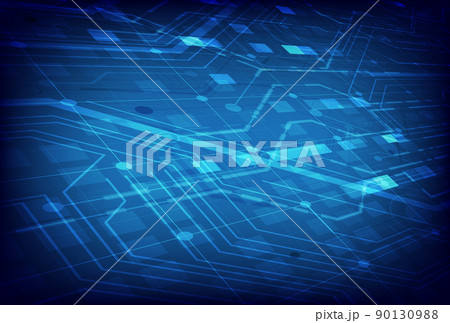 Abstract technology background. Virtual reality futuristic technology and circuit board. Futuristic Sci-Fi interface. Digital computer infographic of engineer. Data science. Placeholder, landing page Abstract technology background. Virtual reality futuristic technology and circuit board. Futuristic Sci-Fi interface. Digital computer infographic of engineer. Data science. Placeholder, landing page 90130988