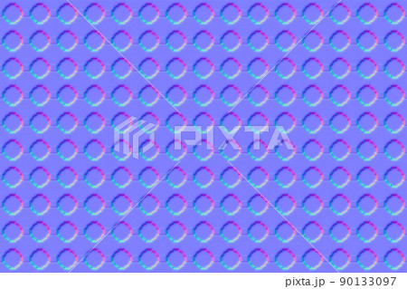 Normal map seamless pattern of perforated rubber door floor mat 90133097