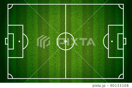 Soccer field background top view with grass texture. Soccer field background top view with grass texture. 90133108