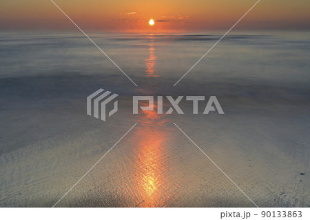 大津海岸の夜明け 90133863
