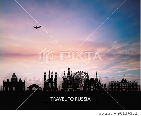 Travel Russia top world famous city ancient and palace architecture 90134952