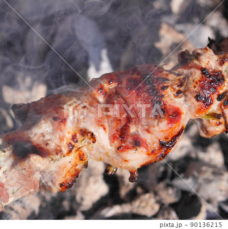 barbecue closeup 90136215