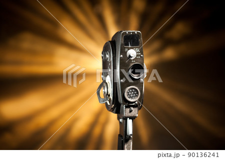 retro video camera retro video camera 90136241