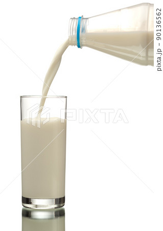 pouring milk 90136562