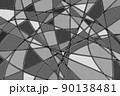 Abstract illustration of shards of glass, background 90138481