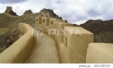 万里の長城 懸壁長城 中国・甘粛省嘉峪関市 / Xuanbi Great Wall 万里の長城 懸壁長城 中国・甘粛省嘉峪関市 / Xuanbi Great Wall 90139559