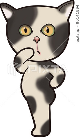 ねこ 知りません 何それのイラスト素材