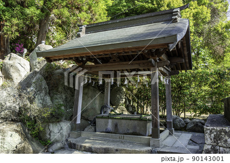 吉備津神社　手水舎　広島県福山市 90143001
