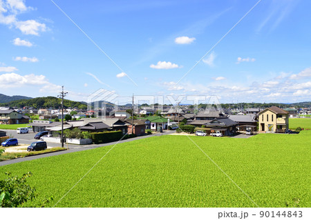 2021年。児島駅から岡山駅までの瀬戸大橋線の風景 90144843