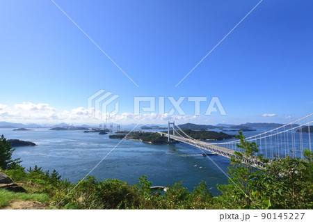 岡山県児島半島鷲羽山の風景 岡山県児島半島鷲羽山の風景 90145227