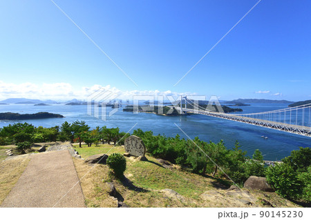 岡山県児島半島鷲羽山の風景 90145230