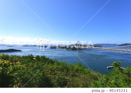 岡山県児島半島鷲羽山の風景 岡山県児島半島鷲羽山の風景 90145231