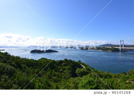 岡山県児島半島鷲羽山の風景 岡山県児島半島鷲羽山の風景 90145268