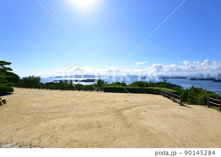 岡山県児島半島鷲羽山の風景 岡山県児島半島鷲羽山の風景 90145284