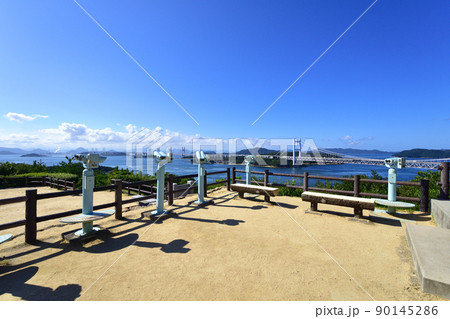 岡山県児島半島鷲羽山の風景 90145286