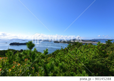 岡山県児島半島鷲羽山の風景 90145288