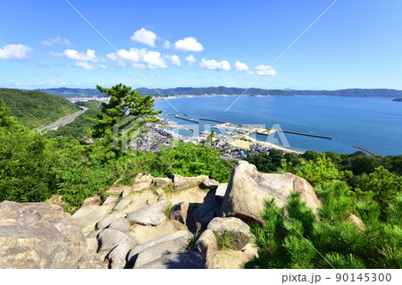 岡山県児島半島鷲羽山の風景 岡山県児島半島鷲羽山の風景 90145300