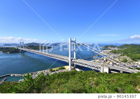 岡山県児島半島鷲羽山の風景 90145307