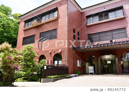 湯河原町 町立湯河原美術館と新緑 湯河原町 町立湯河原美術館と新緑 90145772
